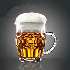 <span class=keywords><strong>Verre</strong></span> à bière transparent personnalisé avec logo, 280 ml, 1 L, avec poignée, pour bière artisanale, verrerie transparente, mug à jus, vente chaude - Product Image 2