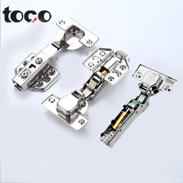Toco Stainless Steel Kitchen Hinges Heavy Duty Gate hydraulic Cabinet Hinge Soft Closing Cabinet Door Hinge