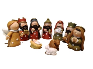 Set di <span class=keywords><strong>presepe</strong></span> internazionale antico materiale resina classica collezione scena di natale - Product Image 5