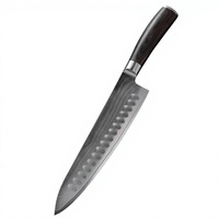 Couteau de Chef Japonais en Acier Damas VG10 de Qualité Supérieure, 67 Couches, Manche en Bois Népalais, Dureté 58~62 HRC