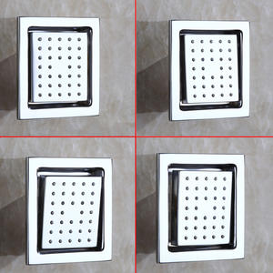 Douche murale latérale chromée de 4 pouces en gros, accessoires de douche, drains - Product Image 3