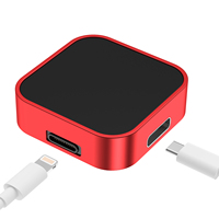 Chargeur rapide magnétique en alliage d'aluminium 2,5 W Chargeur sans fil portable pour Apple Watch