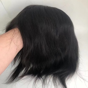 Peluca <span class=keywords><strong>de</strong></span> <span class=keywords><strong>Cabello</strong></span> Completo Emeda <span class=keywords><strong>para</strong></span> Hombre, con Nudos Decolorados, Sistema <span class=keywords><strong>de</strong></span> Reemplazo <span class=keywords><strong>de</strong></span> <span class=keywords><strong>Cabello</strong></span> con Frente <span class=keywords><strong>de</strong></span> Encaje - Product Image 2