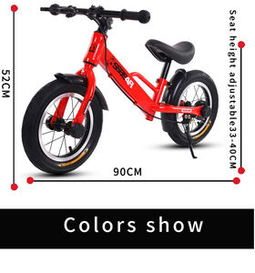 Vélo d'équilibre pour enfants de haute qualité bébé vélo d'équilibre enfants pousser monter sur le vélo pour 3 à 8 ans fille et garçon - Product Image 6