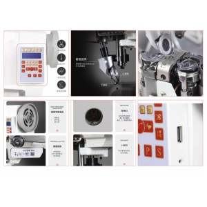 Machine à coudre industrielle automatique à double aiguille pour semelles épaisses BT592D4 - Product Image 3