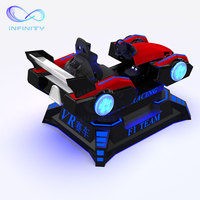 Simulador de Carreras VR F1 Operado con Monedas, Máquina de Movimiento Dual para Motocicleta y Auto, para Centros de Entretenimiento y Arcade