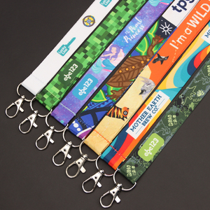 Competitive Price Mass Supply Promotional Offset Printing Neck Polyester Paris Lanyards With Logo Custom