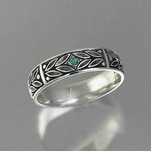 Anello in Argento Anticato Unisex, Accessorio Minimalista Vintage per Uso Quotidiano - Product Image 3