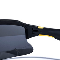 Lunettes de soleil polarisées classiques pour la pêche, accessoires de conduite pour hommes, demi-monture,
