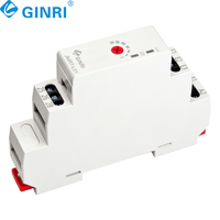 Relais de contrôle du niveau de liquide avec réglage du temps de mise en marche et d'arrêt 5A AC/DC24V~240V