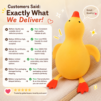 Vente en gros d'usine : Mini jouet canard moelleux jaune mignon et rond, anti-stress, en boîte colorée, unisexe
