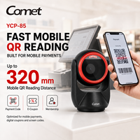 Scanner de codes-barres CMOS 1D/2D haute densité OEM, lecture de codes QR, USB, mains libres, format A4, présentation sur bureau, supermarché, POS YCP-85