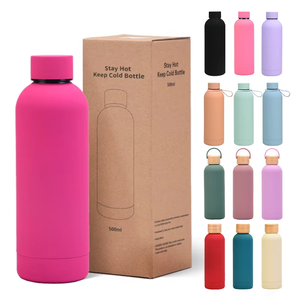 Botella de Agua Deportiva Personalizada de 500 ml, Termo de Vacío de Acero Inoxidable de 25 oz, en Varios Colores, Económica, para Bebidas Frías y Calientes, Café - Product Image 1