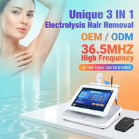 Kit de Depilación por Electrólisis para Clínica Estética, Depilación Permanente, Belleza y Eliminación de Vello, Máquina de Electrólisis con Agujas de 0.8mm K4K5