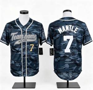 Maillot de baseball personnalisé avec design graphique Skyline, équipement de baseball Tinseltown, bleu, blanc, rouge, vêtements d'équipe, commande rapide, expédition rapide - Product Image 4