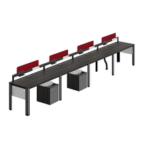 Meubles de bureau commerciaux, table de bureau, cloisons de bureau, bureau d'ordinateur avec armoire de rangement, chaise ergonomique