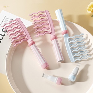 Peine de doble fila de dientes anchos para desenredar el cabello rizado y voluminoso, herramienta especial de peinado para mujer - Product Image 4