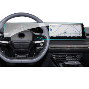 Pegatinas de reproductor de centro de coche para ChangAn E-<span class=keywords><strong>star</strong></span> RAETON PLUS navegación GPS película protectora de pantalla táctil de vidrio templado - Product Image 1