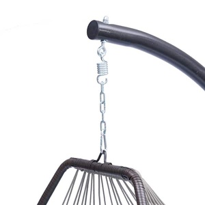 Sedia a dondolo moderna in acciaio inossidabile fatta a mano con supporto pieghevole, set da giardino per interni ed esterni <span class=keywords><strong>Danda</strong></span> - Product Image 6