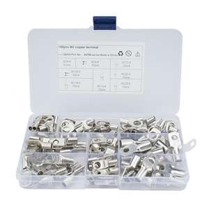 Kit de borniers en cuivre étamé SC Inspector, 120 pièces, connecteurs de fils SC6 25, terminations rondes de style européen, connecteurs automobiles - Product Image 2