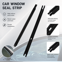 Joint d'étanchéité de porte en caoutchouc noir de remplacement pour auto, années 2014-2018, référence OE 67861-02320 67862-02320