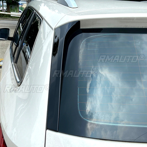 2 pièces Spoiler latéral de fenêtre arrière noir brillant pour Skoda Kodiaq 2017-2021 Accessoires de voiture - Product Image 6