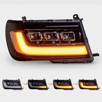 Ensemble de phares LED automatiques pour Toyota Land Cruiser LC100 1998-2007 pour Prado, feux de jour modifiés