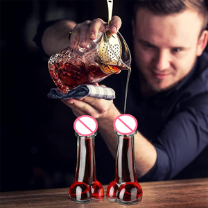 150ml cangkir kaca Shot berbentuk Penis tinggi Boron Cocktail gelas anggur buatan tangan gelas kristal cangkir Bar botol minum - Product Image 4