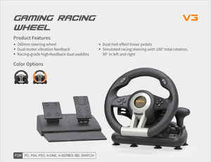 <span class=keywords><strong>Volant</strong></span> de jeu de simulation PXN V10PRO/V99/V3PRO/V9GEN2/V900GEN2 filaire, prise en charge / One/ 360 - Product Image 6