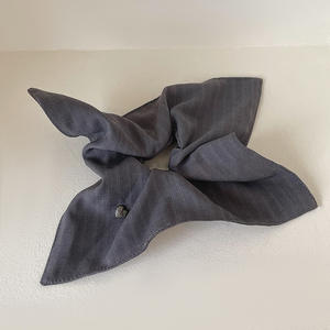 Élastiques à cheveux pour femmes coréennes, bandeaux carrés à rayures en forme de cœur, accessoires de mode pour cheveux - Product Image 6