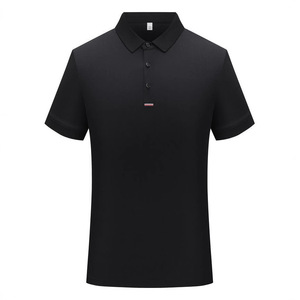 Polo à manches courtes, couleur unie, polyester respirant, pour usage quotidien - Product Image 2