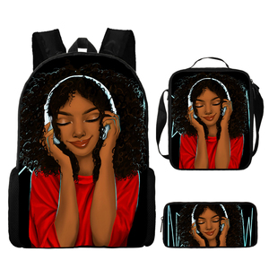 Mochilas escolares de moda Mochila para estudiantes de jardín de infantes para niños de Arte Africano negro para la escuela - Product Image 6