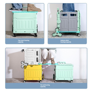 Outdoor <b>Camping</b> <b>Storage</b> <b>Box</b> Folding <b>Storage</b> Bins Trolley Case for Car Organizer - Product Image 5