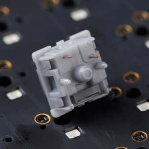 YMDK GATERON 5 broches Smoothie <span class=keywords><strong>Silver</strong></span> <span class=keywords><strong>Speed</strong></span> Linear POM Housing Stem RGB SMD DIY Hotswap Switches pour <span class=keywords><strong>clavier</strong></span> mécanique - Product Image 4
