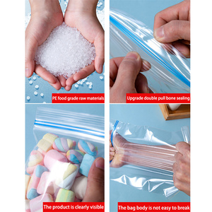 Bán buôn tùy chỉnh rõ ràng PE Zip khóa Pouch tùy chỉnh kích thước tái sử dụng túi nhựa trung quốc nhà sản xuất - Product Image 3