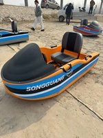 Mini jet ski électrique haute vitesse, coque EPP résistante aux chocs, monoplace, idéal pour les courses sur les lacs et les eaux côtières