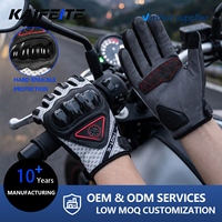Gants de cyclisme personnalisés d'usine, avec protection rigide des articulations, demi-doigts, respirants, antidérapants, pour moto, hommes et femmes, OEM