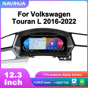 Navihua - Nuevo Panel de Instrumentos LCD Actualizado con Sistema Linux y Carplay, Velocímetro Digital para VW Volkswagen Touran L 2016-2022 - Product Image 2