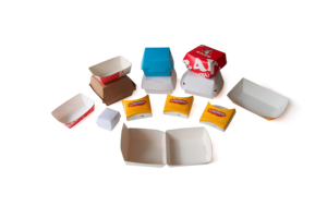 Unitely keo 60-160pcs/min Hamburger hộp hoàn toàn tự động Máy làm - Product Image 4