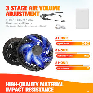 5V klima gömlek 4 fanlar Fan soğutma çalışma ceket - Product Image 3