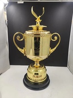 Grands trophées et récompenses sportifs personnalisés en métal – Trophées de football fantastique, MVP de basketball, golf – Artisanat métallique haut de gamme