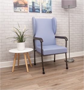 Silla Apilable Ergonómica para Pacientes con Respaldo Alto y Asiento Acolchado para Entornos de Atención Médica - Product Image 5