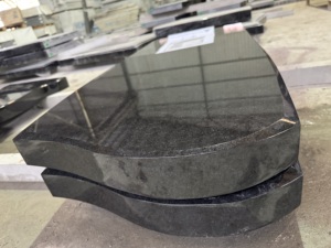 Série Orthodoxe Russe : <span class=keywords><strong>Pierre</strong></span> <span class=keywords><strong>tombale</strong></span> en granit noir absolu, courbe verticale, gravée sur mesure avec base pour cimetière - Product Image 6