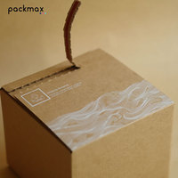 Emballage personnalisé sur mesure, boîte mystère à fermeture éclair détachable, boîte à produits en papier auto-adhésive à ouverture facile
