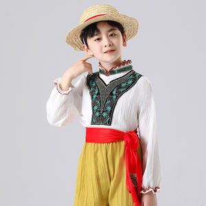 Прямые с фабрики костюмы для выступлений мальчиков и девочек длинные баварские этнические костюмы - Product Image 3