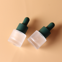 Flacons compte-gouttes transparents givrés de 5 ml et 10 ml, flacons compte-gouttes en verre pour la distribution d'huiles essentielles et d'extraits