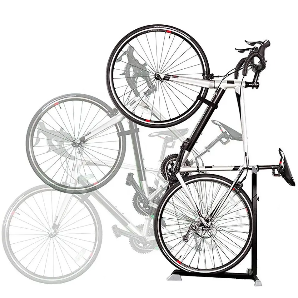 Регулируемый напольный стеллаж для дома и гаража, для тяжелых условий эксплуатации, Толщина стен 3 мм, стойка для парковки велосипеда, экономия места, стойка для велосипеда