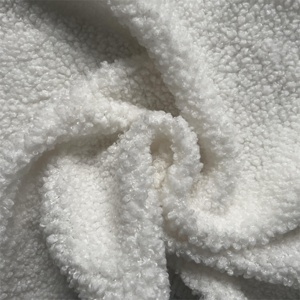 100% Polyester Teddy Velours Tissu Sherpa Polaire <span class=keywords><strong>Utilisation</strong></span> pour Canapé Couverture Maison Textile Meubles Ensembles Jouet Costumes - Product Image 4