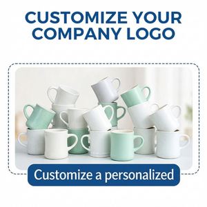Cadeaux d'affaires personnalisables, nouvelle tasse à café en céramique blanche avec poignée, impression par transfert thermique, revêtement thermique, publicité personnalisée - Product Image 5