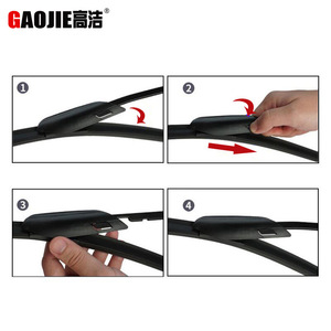 ใบปัดน้ำฝนแบบไร้โครง Gaojie สำหรับรถยนต์ Wuling Hongguang MINI มุมกวาด 180 องศา - Product Image 4